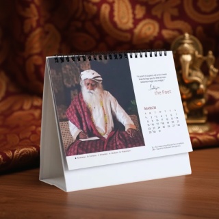 QUOTES Sadhguru Calendar 2026 + BLACK Holidays