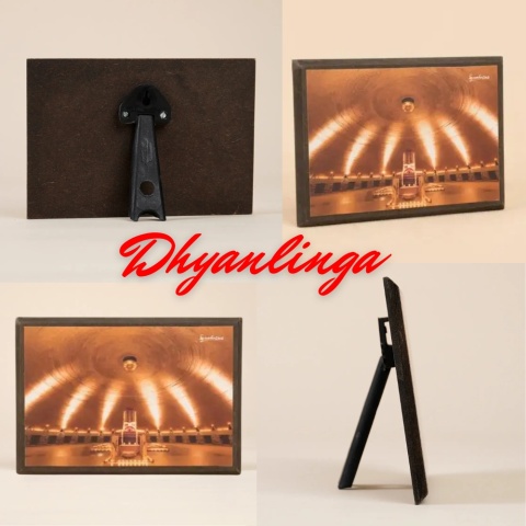 Dhyanalinga - photo with bracket