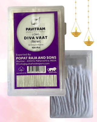 Box Cotton Wicks Long for Shaping (Pack of 100)