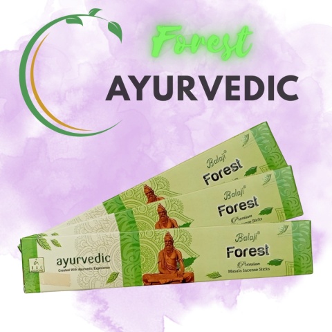 INDIAN INCENSE BALAJI FOREST AYURVEDIC PREMIUM MASALA 15g