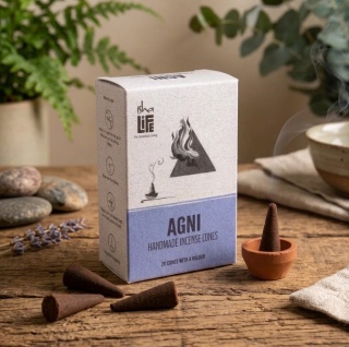 Pancha Bhuta Fire Conical Incense Sticks (Pack of 20 Cone)