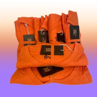 Sadhana - Unisex Organic Cotton T-shirt - Orange