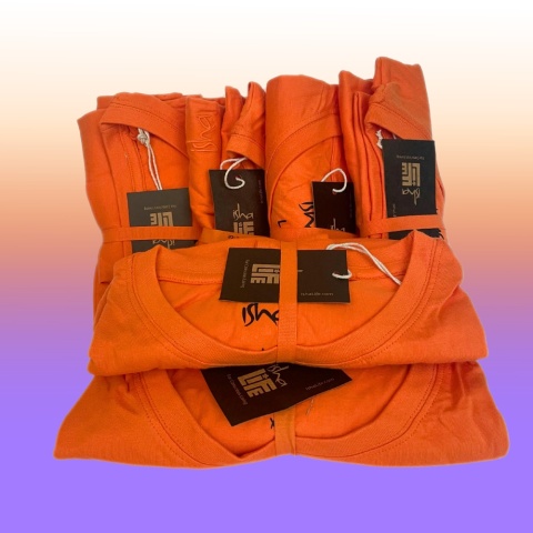 Sadhana - Unisex Organic Cotton T-shirt - Orange