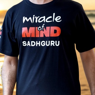 Miracle of Mind T-shirt Sizes ISHA UNISEX