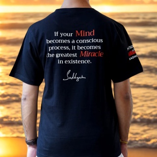 Miracle of Mind T-shirt Sizes ISHA UNISEX