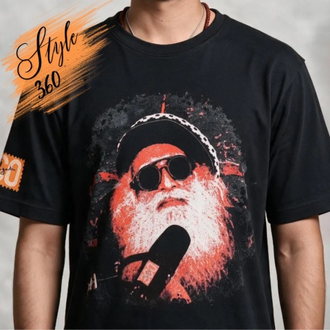 Sadhguru 360° T Shirt Black UNISEX