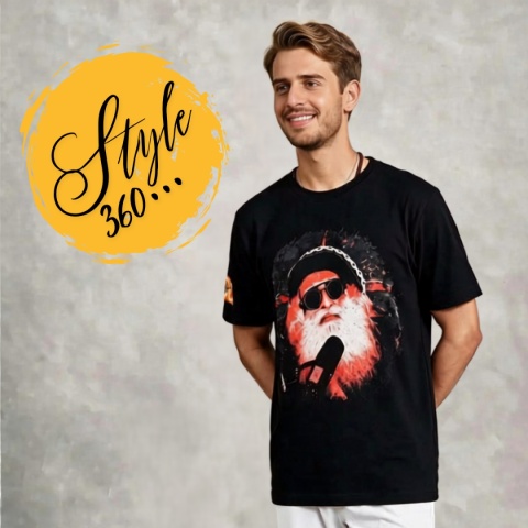 Sadhguru 360° T Shirt Black UNISEX