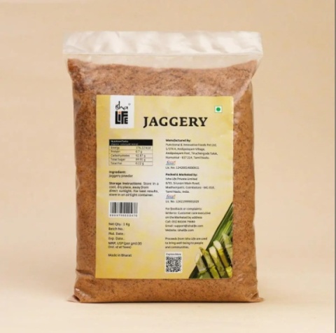 MEGA PACK 1KG - Pure and natural JAGGERS. A great alternative to white sugar