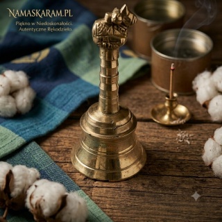 GHANTI Traditional Brass Bell – Sound Awakening and Authentic Handicraft