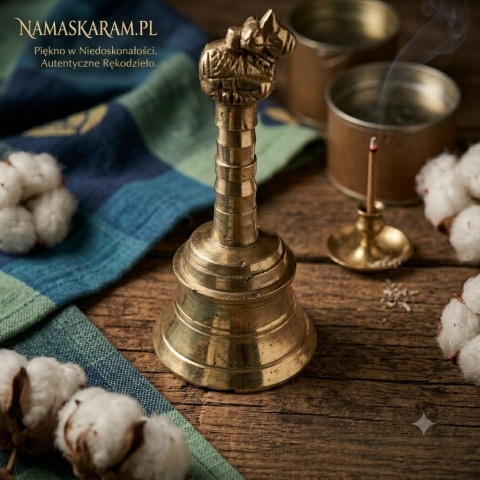 GHANTI Traditional Brass Bell – Sound Awakening and Authentic Handicraft