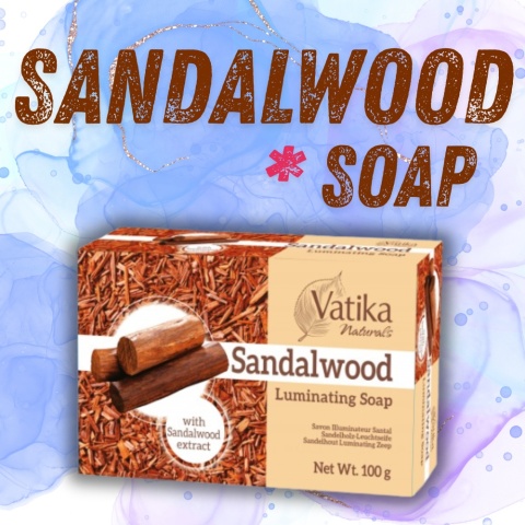 SANDALWOOD Soap Bar Vatika Dabur 100g