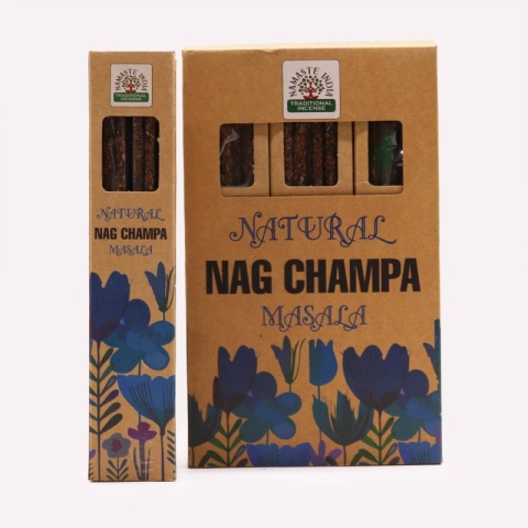 NAG CHAMPA MASALA NATURAL BOTANICAL INCENSE STICKS 10 pcs.