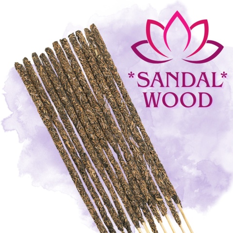 NATURAL BOTANICAL INCENSE STICKS SANDAL WOOD MASALA 10 pcs.