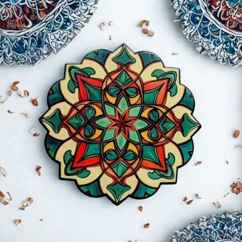 Mandir Ceramic stand from Grenada - beautiful and practical