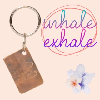 Inhale Exhale - Key Ring - ISHA Key Ring