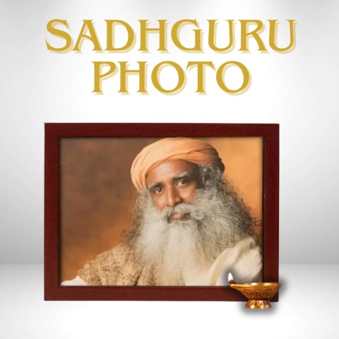 Sadhguru Photo 17x22cm - photo with ISHA support