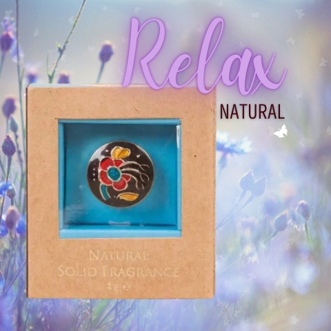 Unisex Relax Perfume Solid with Natural Beeswax (4g)