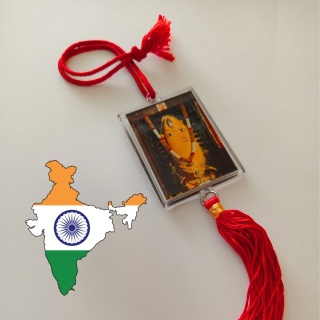 Linga Bhairavi - Kumkum RED/YELLOW Pendant - Linga Bhairavi