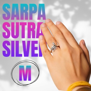 Snake Ring Sarpa Sutra silver (Size M)