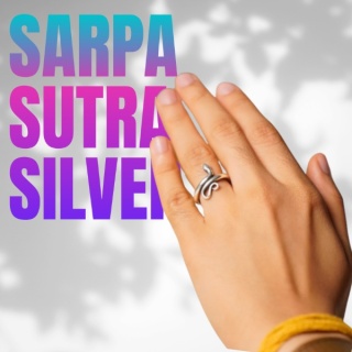 Snake Ring Sarpa Sutra silver (Size S)
