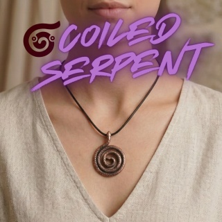 Spiral Snake (Coiled Serpent) — Symbol Kundalini ISHA