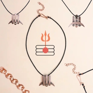 Shiva Moon copper pendant – Isha Life