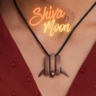 Shiva Moon copper pendant – Isha Life