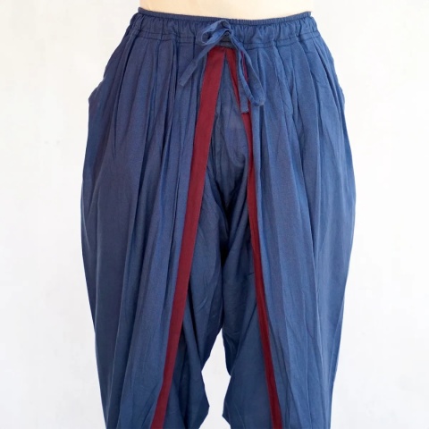 Dhoti Trousers with Pockets – Deep Blue – (Unisex) ISHA