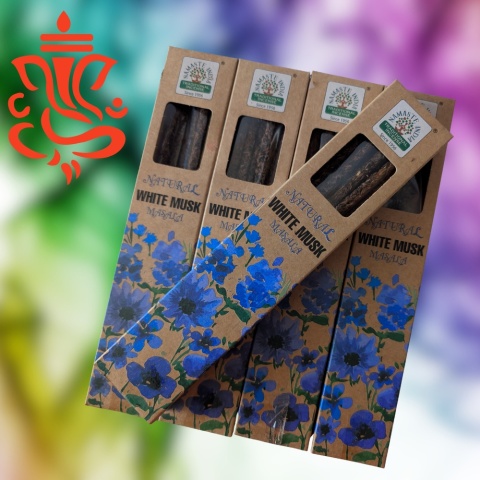 WHITE MUSK Masala - NATURAL BOTANICAL CURRENCY 10 pcs.