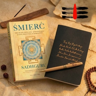 PL SET Book Death + Mantra Yogeshwaraya - Notebook + Pen with Isha inscription