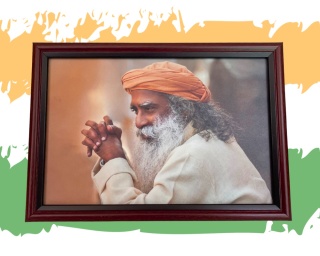 Framed photo Sadhguru ISHA - 25x17,5